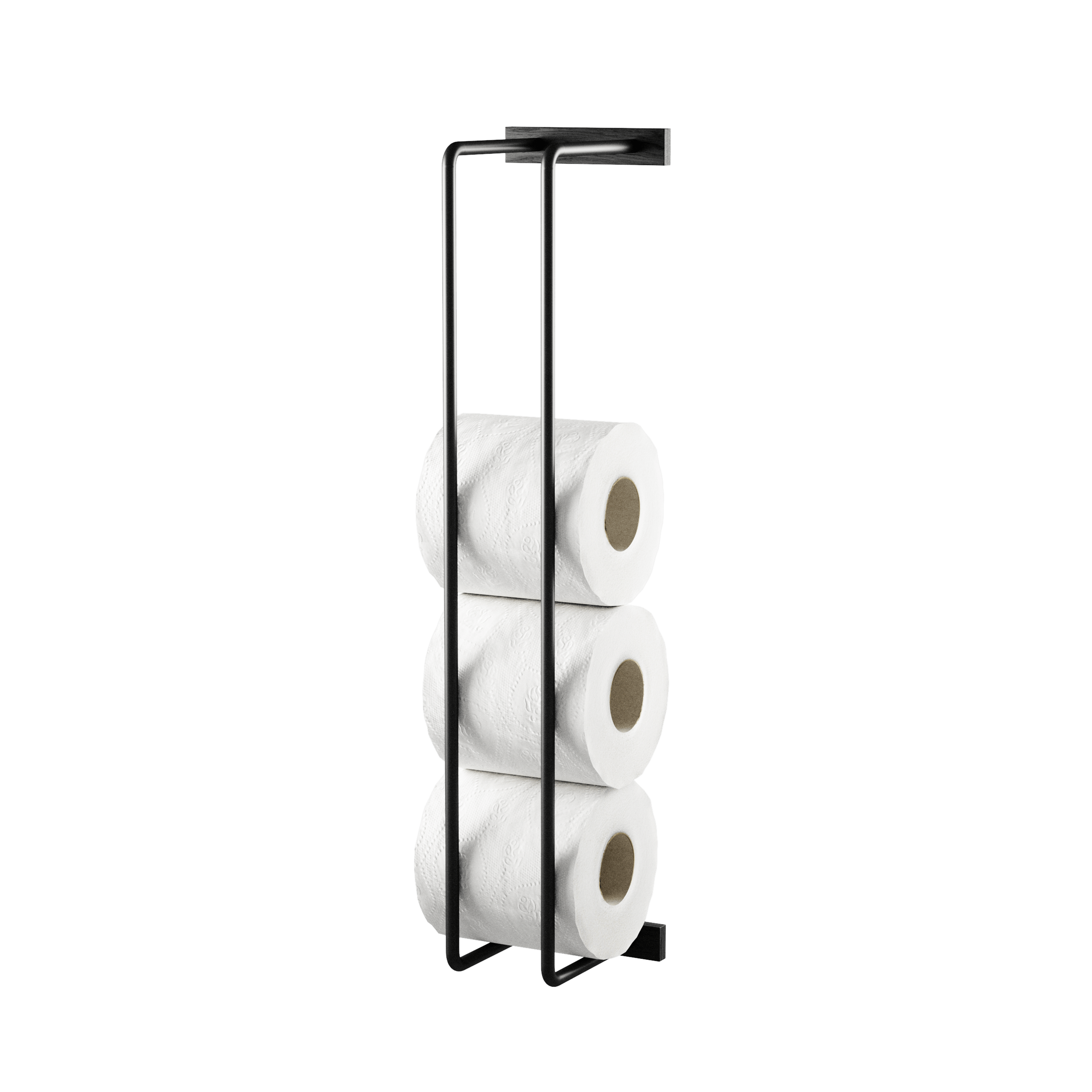 Bathroom Rack Black toilet paper