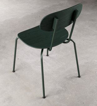 Scala Chair (Deep Forest Green) behind