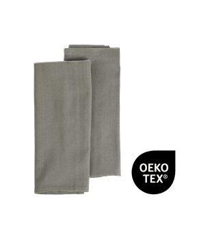 EK-NA267 - Napkin / Grey / OEKA TEX