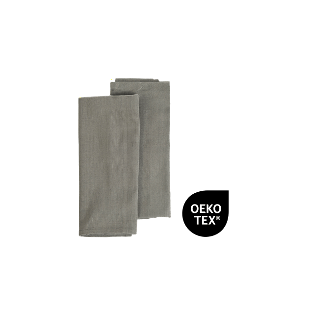 EK-NA267 - Napkin / Grey / OEKA TEX